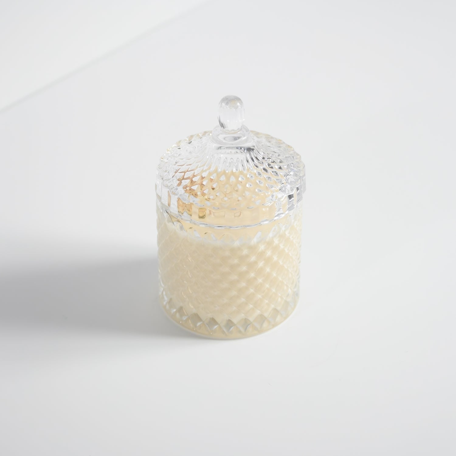 Large Glass Geo - Soy Candle