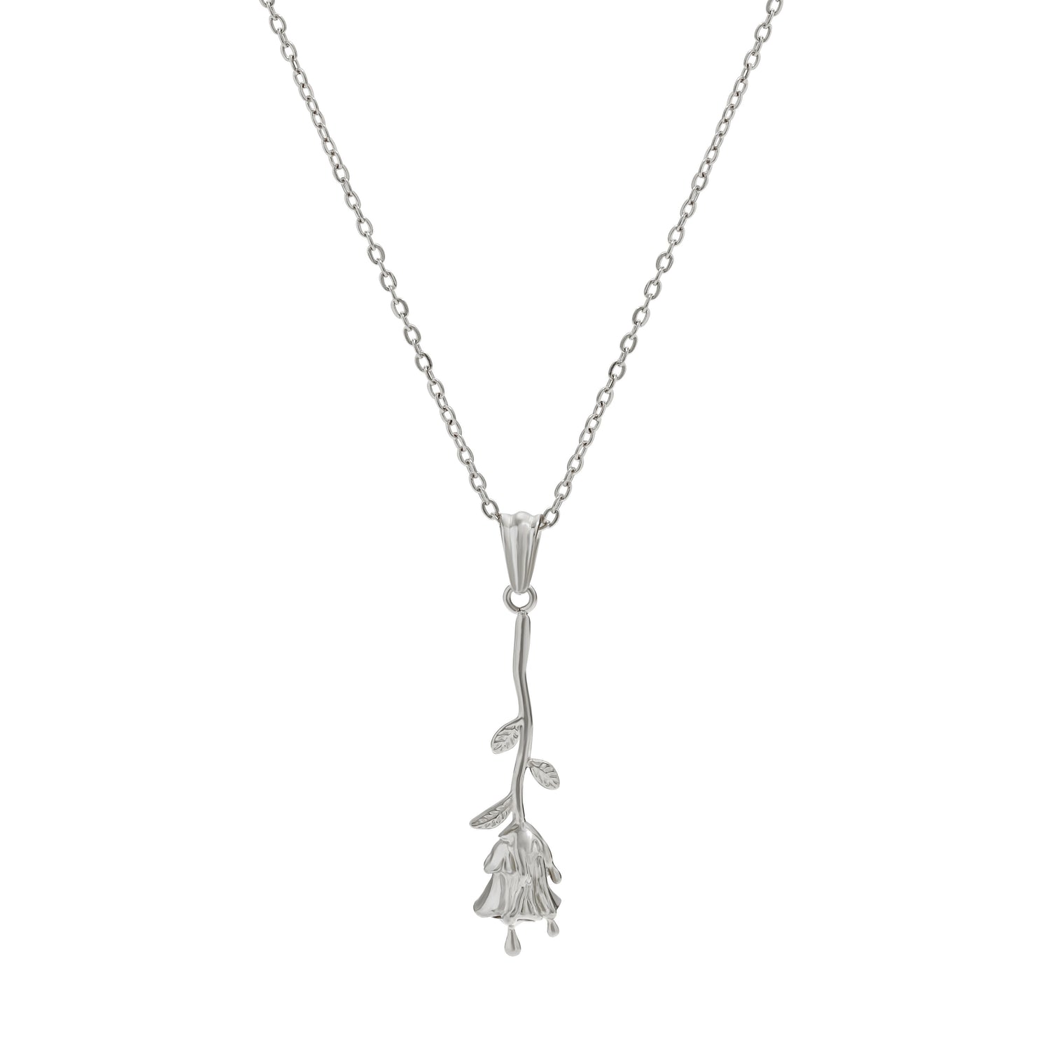 Introducing The Belle Necklace - Dripping Rose Pendant
